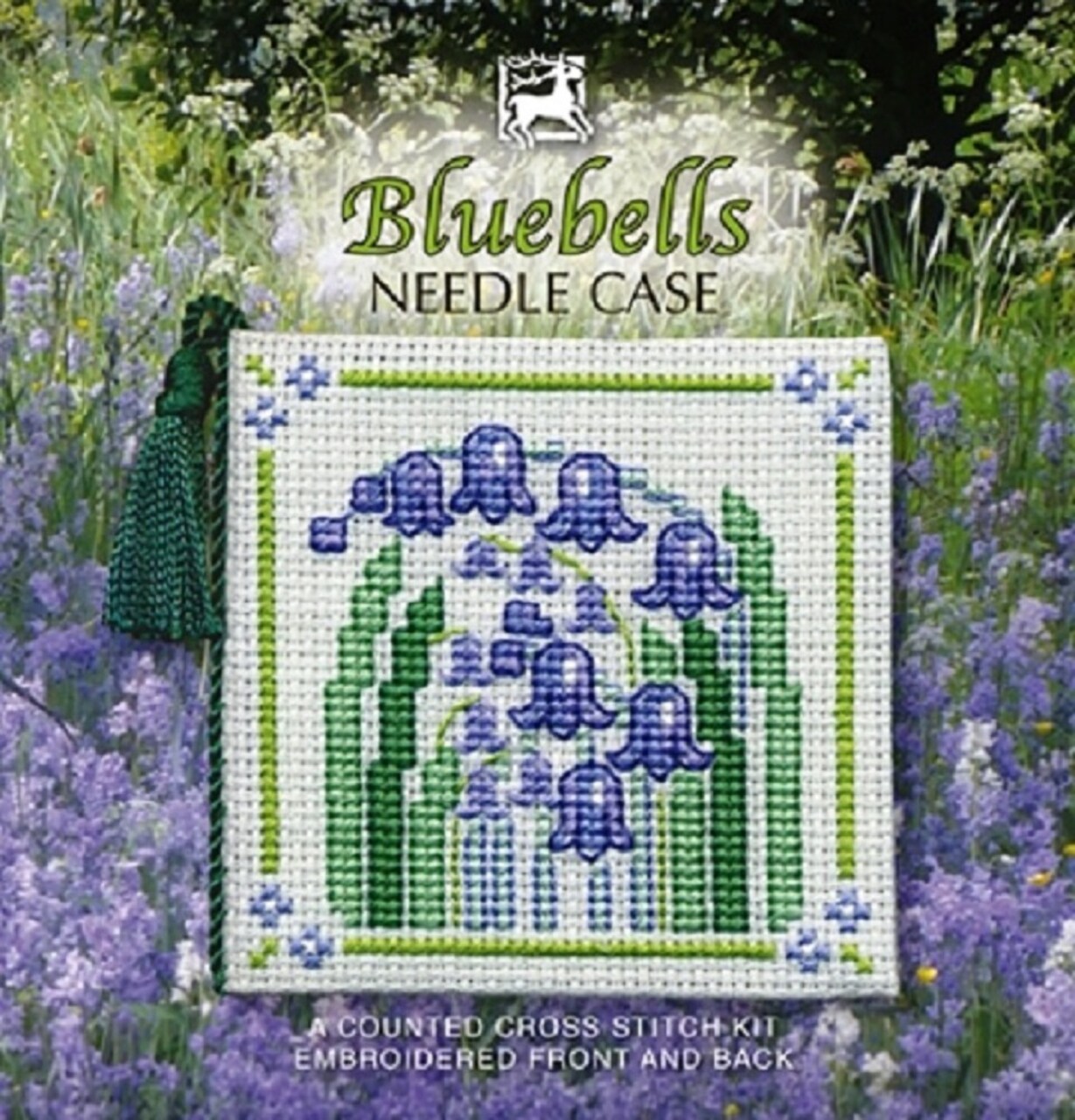 Textile Heritage Needle Case Counted Cross Stitch Kit - Bluebells